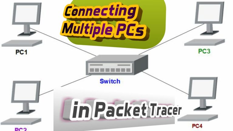 How to connect two PCs in a Cisco Packet tracer?