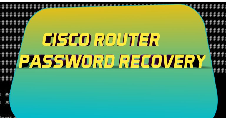 How to Configure Different Cisco Router Passwords Step-by-Step
