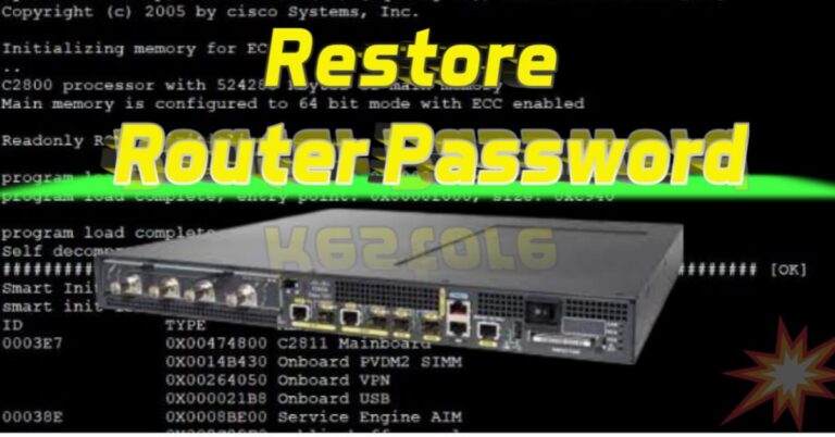 Step-by-Step Guide: How to Restore a Cisco Router Password
