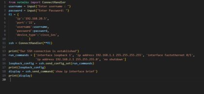 How to Automate Network Access With Python Netmiko Library part-1 ...