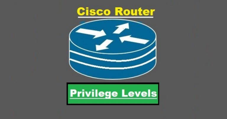 Quick and Simple Ways to Manage Cisco Router Privilege Level