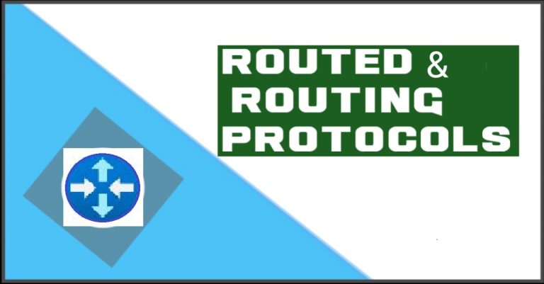 routed and routing protocols