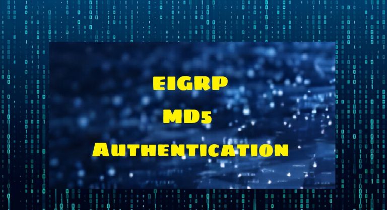 EIGRP MD5 Authentication