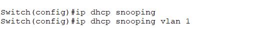 configuring dhcp snooping