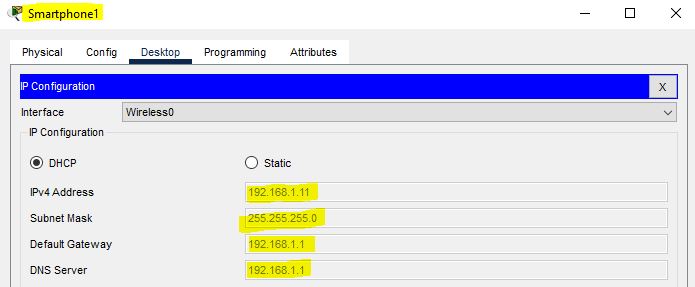 enable dhcp on smartphone