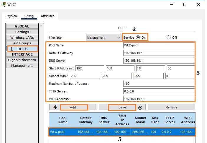Configure the WLC as a DHCP Server Configure the WLC as a DHCP Server